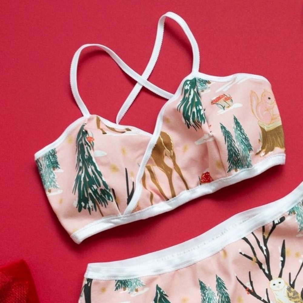 Hey Mavens Winter 2021 Wrap Bralette NWOT XM